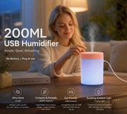 Darrahopens Appliances > Aroma Diffusers & Humidifiers > Humidifiers USB Mini Humidifier with Aroma Light, Pink, Holiday Present In Australia - Darrahopens