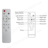 Darrahopens Appliances > Fans > Ceiling Fans 16.5 Ceiling Fan with LED Light 3-Speed Remote Control