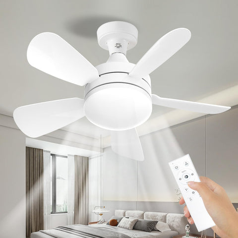 Darrahopens Appliances > Fans > Ceiling Fans 16.5 Ceiling Fan with LED Light 3-Speed Remote Control