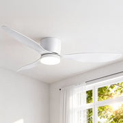 Darrahopens Appliances > Fans > Ceiling Fans Devanti 52'' Ceiling Fan 3 Blades DC Motor w/Light w/Remote White