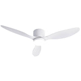 Darrahopens Appliances > Fans > Ceiling Fans Devanti 52'' Ceiling Fan 3 Blades DC Motor w/Light w/Remote White