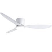 Darrahopens Appliances > Fans > Ceiling Fans Devanti 52'' Ceiling Fan 3 Blades DC Motor w/Light w/Remote White
