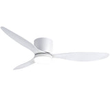 Darrahopens Appliances > Fans > Ceiling Fans Devanti 52'' Ceiling Fan 3 Blades DC Motor w/Light w/Remote White