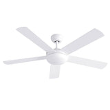 Darrahopens Appliances > Fans > Ceiling Fans Devanti 52'' Ceiling Fan 5 Blades DC Motor w/Light w/Remote White