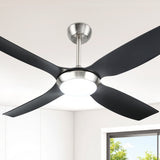 Darrahopens Appliances > Fans > Ceiling Fans Devanti 52'' Ceiling Fan DC Motor w/Light w/Remote Black