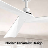 Darrahopens Appliances > Fans > Ceiling Fans Devanti 52" Ceiling Fan Modern Minimalism 3 Blades 6 Speeds DC Motor Remote