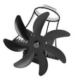 Darrahopens Appliances > Fans > Ceiling Fans Wood Stove Fan Pipe Fireplace Fan 7 Blades Stove Fan On Chimney Silent Motors Heat Powered Wood Stove Fan Magnetic Wall Mount Black In Australia - Darrahopens