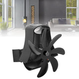 Darrahopens Appliances > Fans > Ceiling Fans Wood Stove Fan Pipe Fireplace Fan 7 Blades Stove Fan On Chimney Silent Motors Heat Powered Wood Stove Fan Magnetic Wall Mount Black In Australia - Darrahopens