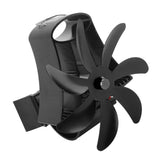 Darrahopens Appliances > Fans > Ceiling Fans Wood Stove Fan Pipe Fireplace Fan 7 Blades Stove Fan On Chimney Silent Motors Heat Powered Wood Stove Fan Magnetic Wall Mount Black In Australia - Darrahopens