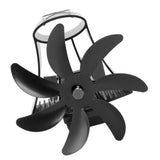 Darrahopens Appliances > Fans > Ceiling Fans Wood Stove Fan Pipe Fireplace Fan 7 Blades Stove Fan On Chimney Silent Motors Heat Powered Wood Stove Fan Magnetic Wall Mount Black In Australia - Darrahopens