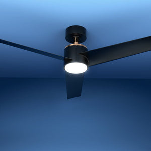 Darrahopens Appliances > Fans Devanti 52'' Ceiling Fan DC Motor w/Light w/Remote - Black