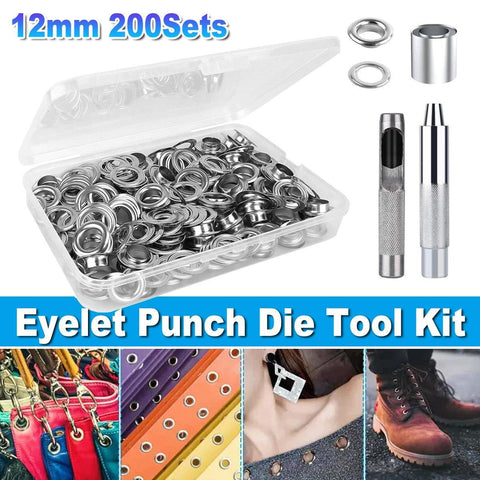 Darrahopens Appliances > Fans > Exhaust Fans 200 Sets 12mm Copper Metal Eyelet Grommet Tent Tarp Tool Tarpaulin Installation