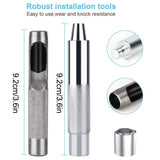 Darrahopens Appliances > Fans > Exhaust Fans 200 Sets 12mm Copper Metal Eyelet Grommet Tent Tarp Tool Tarpaulin Installation