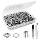 Darrahopens Appliances > Fans > Exhaust Fans 200 Sets 12mm Copper Metal Eyelet Grommet Tent Tarp Tool Tarpaulin Installation