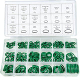 Darrahopens Appliances > Fans > Exhaust Fans 270 Pcs Air Conditioning O Ring Assortment Kit Green Air Con 18 Sizes Oring Gas