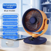 Darrahopens Appliances > Fans > Exhaust Fans Desktop Oscillating Fan-Orange-Blue In Australia - Darrahopens