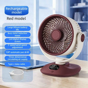 Darrahopens Appliances > Fans > Exhaust Fans Desktop Oscillating Fan- Red In Australia - Darrahopens