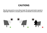 Darrahopens Appliances > Fans > Exhaust Fans Solar Panel Fan Kit – 16W Monocrystalline Solar Powered Ventilation System with Dual Fans