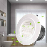 Ventilation Vent with Protective Grille, ABS, 75 mm