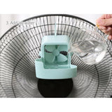 Darrahopens Appliances > Fans > Fan Accessories Fan Air Cooler Attachment with Ice Box, Hanging Fan Cooling Device, Clip-On Cooling Fan Accessory for Summer Cooling (Blue) In Australia - Darrahopens