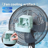 Darrahopens Appliances > Fans > Fan Accessories Fan Air Cooler Attachment with Ice Box, Hanging Fan Cooling Device, Clip-On Cooling Fan Accessory for Summer Cooling (Blue) In Australia - Darrahopens