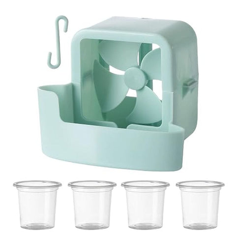 Darrahopens Appliances > Fans > Fan Accessories Fan Air Cooler Attachment with Ice Box, Hanging Fan Cooling Device, Clip-On Cooling Fan Accessory for Summer Cooling (Blue) In Australia - Darrahopens