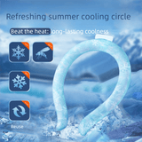 Darrahopens Appliances > Fans > Fan Accessories Lemon Instant Cool PCM Neck Ring - 28°C Phase Change Material for Sweat-Free Relief - Ultra-Light 135g Comfort for Sports, Office, and Summer Travel