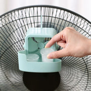 Darrahopens Appliances > Fans > Fan Accessories No-Drill Hanging Cooling Fan with Ice Compartment – Household Portable Cooler-pink In Australia - Darrahopens