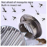 Round Ventilation Grille, Stainless Steel Vent Grille with Net, for 100 mm Opening