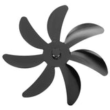 Darrahopens Appliances > Fans > Fan Accessories Stove Fan Aluminum Alloy Blade 7 Blades Easy Installation Universal Fireplace Fan Blade Replacement for Fireplace Fan Black In Australia - Darrahopens