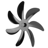 Darrahopens Appliances > Fans > Fan Accessories Stove Fan Aluminum Alloy Blade 7 Blades Easy Installation Universal Fireplace Fan Blade Replacement for Fireplace Fan Black In Australia - Darrahopens