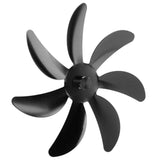 Darrahopens Appliances > Fans > Fan Accessories Stove Fan Aluminum Alloy Blade 7 Blades Easy Installation Universal Fireplace Fan Blade Replacement for Fireplace Fan Black In Australia - Darrahopens