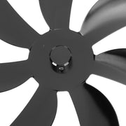 Darrahopens Appliances > Fans > Fan Accessories Stove Fan Aluminum Alloy Blade 7 Blades Easy Installation Universal Fireplace Fan Blade Replacement for Fireplace Fan Black In Australia - Darrahopens