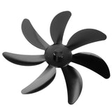 Darrahopens Appliances > Fans > Fan Accessories Stove Fan Aluminum Alloy Blade 7 Blades Easy Installation Universal Fireplace Fan Blade Replacement for Fireplace Fan Black In Australia - Darrahopens