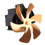 Darrahopens Appliances > Fans > Fan Accessories Wood Stove Fan Heat Powered 6 Blades Hanging Stove Fan Silent Flue Pipe Hanging Fireplace Fan Eco Friendly Wall Mount Gold In Australia - Darrahopens