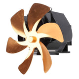 Darrahopens Appliances > Fans > Fan Accessories Wood Stove Fan Heat Powered 6 Blades Hanging Stove Fan Silent Flue Pipe Hanging Fireplace Fan Eco Friendly Wall Mount Gold In Australia - Darrahopens