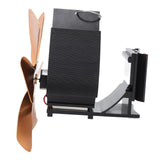Darrahopens Appliances > Fans > Fan Accessories Wood Stove Fan Heat Powered 6 Blades Hanging Stove Fan Silent Flue Pipe Hanging Fireplace Fan Eco Friendly Wall Mount Gold In Australia - Darrahopens
