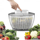 Darrahopens Appliances > Fans > Portable Fans 4.5L Electric Vegetable Spin Dryer - USB Rechargeable