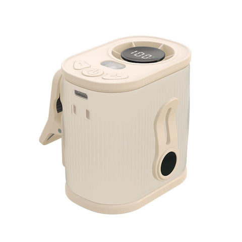 Darrahopens Appliances > Fans > Portable Fans Beige High-Speed Mini Clip Fan with 360° Rotation – Portable, Rechargeable & Multi-Functional Cooling Solution