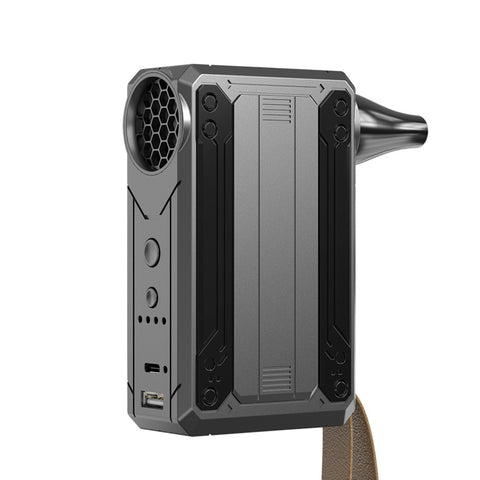 Darrahopens Appliances > Fans > Portable Fans Black Multifunctional Turbo Fan - Portable High-Speed Dust Blower with LED Light & Emergency Power Bank for Outdoor & Home Use