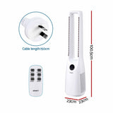 Darrahopens Appliances > Fans > Portable Fans Devanti Bladeless Tower Fan 100cm 2-in-1 Cooling Airflow Purifying Remote In Australia - Darrahopens