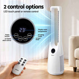 Devanti Bladeless Tower Fan 100cm 2-in-1 Cooling Airflow Purifying Remote In Australia - Darrahopens