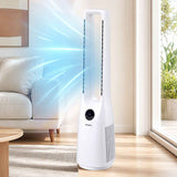 Devanti Bladeless Tower Fan 100cm 2-in-1 Cooling Airflow Purifying Remote In Australia - Darrahopens