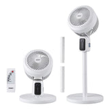 Darrahopens Appliances > Fans > Portable Fans Devanti Pedestal Fan W/ Remote 3 Speed 12H Timer Height Adjustable Cooling Fan