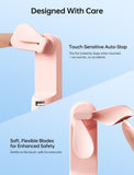 Darrahopens Appliances > Fans > Portable Fans Handheld Mini Fan (Pink), 3-in-1 USB Rechargeable Portable Fan with Power Bank & Flashlight, Pocket Design for Travel & Summer
