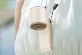 Darrahopens Appliances > Fans > Portable Fans Handheld Portable Fan with Ice Cooler 100-Speed Rechargeable Handheld Fan - Beige