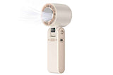 Darrahopens Appliances > Fans > Portable Fans Handheld Portable Fan with Ice Cooler 100-Speed Rechargeable Handheld Fan - Beige