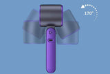 Darrahopens Appliances > Fans > Portable Fans Handheld Portable Fan with Ice Cooler 100-Speed Rechargeable Handheld Fan - Gray