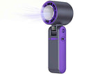 Darrahopens Appliances > Fans > Portable Fans Handheld Portable Fan with Ice Cooler 100-Speed Rechargeable Handheld Fan - Gray