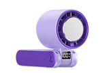 Darrahopens Appliances > Fans > Portable Fans Handheld Portable Fan with Ice Cooler 100-Speed Rechargeable Handheld Fan - Purple